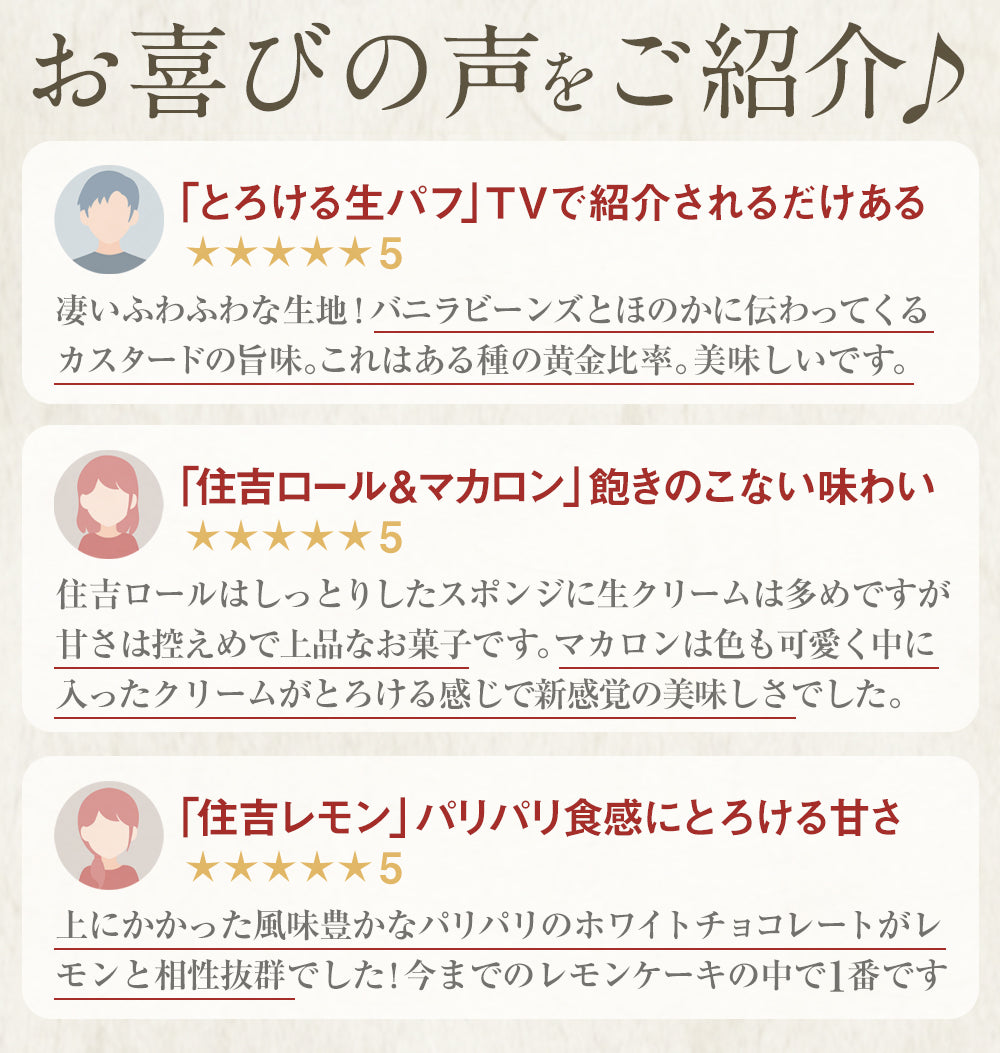 住吉ロール1本+マカロン6個入ギフトBOX 記念日 誕生日 などのプレゼントに【冷凍配送】