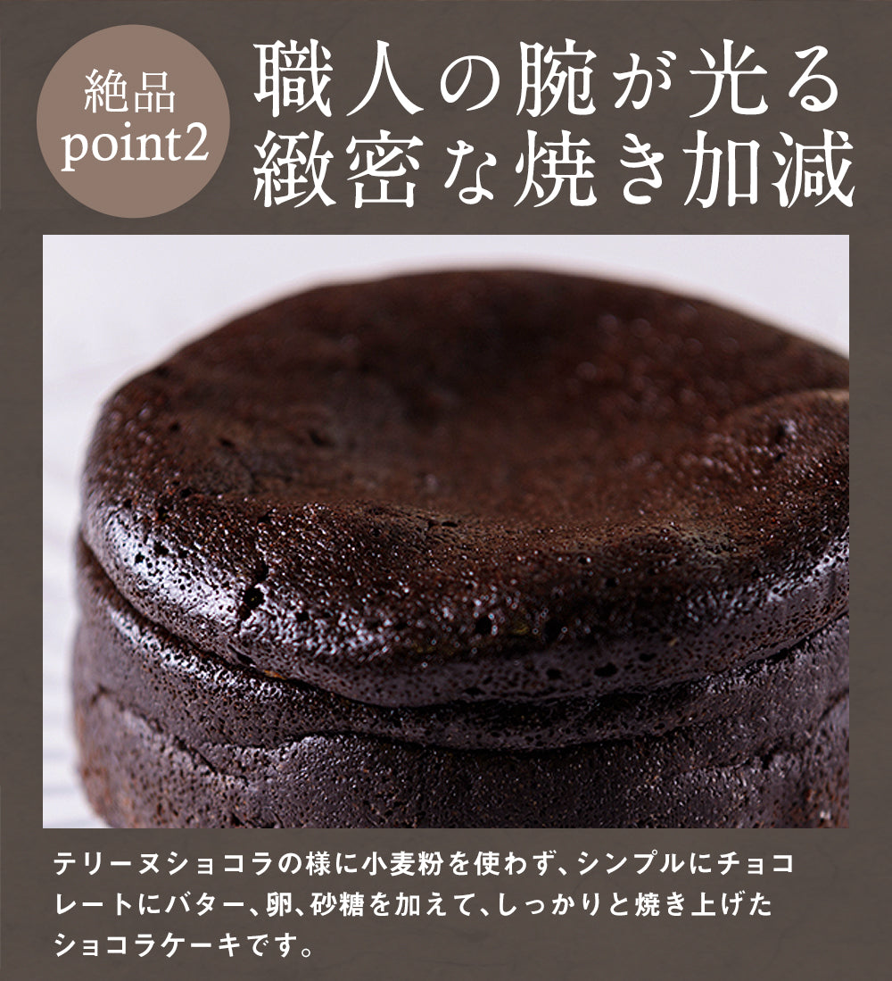 生ショコラ 1個 半生タイプの濃厚チョコレートケーキ 【冷凍配送】5営業日以内に発送